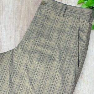 NIKE Fit Dry Mens Plaid Golf‎ Casual Chino Shorts - Size 30